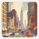 Recherche de vintage new york autocollants Gratte ciel