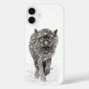 Recherche de loup sauvage iphone coques Neige