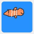 Recherche de poissons abstraits autocollants Océan