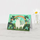 Recherche de shamrock vœux cartes Arc en ciel