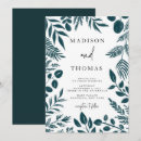 Recherche de bleu turquoise et blanc mariage invitations Chic