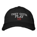 Recherche de jouer brodées casquettes Blanc