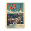 Recherche de vintage de ski magnets Montagnes rocheuses