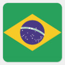 Recherche de brasil autocollants Bandeira