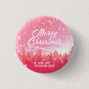 Recherche de noël rose badges Neige