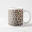 Recherche de fourrure de léopard tasses Motif