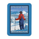 Recherche de skieur magnets Original