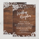 Recherche de bois et dentelle mariage invitations Pour eux