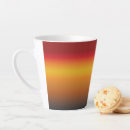 Recherche de jaune orange rouge tasses Ombre