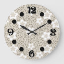Recherche de beige horloges Fleurs