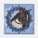 Recherche de noël de terrier magnets Mignon