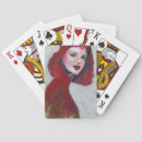 Recherche de portrait jeux de cartes Femme