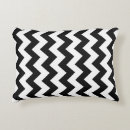 Recherche de zigzag noir et blanc coussins Géométrique