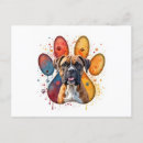 Recherche de pattes chien cartes postales Canine