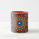 Recherche de mandala floral tasses Rétro