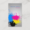 Recherche de affaires de peinture cartes visite Peintre
