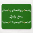 Recherche de trèfle irlandais tapis souris Pour tous