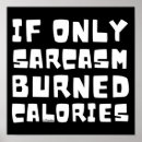Recherche de calorie posters Drôle