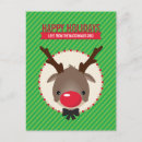 Recherche de rudolph vœux cartes Nez rouge