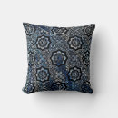 Recherche de batik bleu coussins Indien