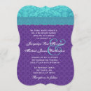 Recherche de blue and purple invitations Turquoise