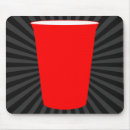 Recherche de bière tapis souris Rouge