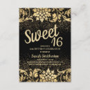 Recherche de glitter 16ans anniversaire invitations Sweet 16