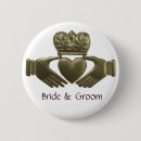 Recherche de mariage irlandais badges Claddagh