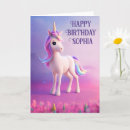 Recherche de licorne kawaii vœux cartes Adorable