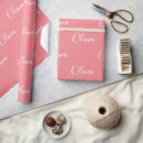 Recherche de corail papier cadeau Girly
