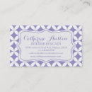 Recherche de rayures violettes cartes visite Boutique