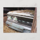 Recherche de voiture rouillée cartes postales Abandonné