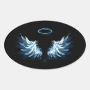 Recherche de ailes ovales autocollants Noir