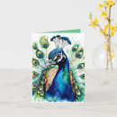 Recherche de couleurs paon vœux cartes Oiseau