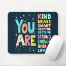 Recherche de affirmation positive tapis souris Citation inspirante