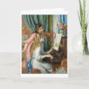 Recherche de renoir vœux cartes Vintage