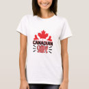 Recherche de je suis canadien tshirts Pour elle