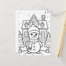 Recherche de de bonhomme neige cartes postales Pour enfants