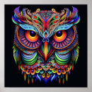 Recherche de colorful bird posters Owl