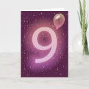 Recherche de 9ème anniversaire cartes Célébration