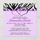 Recherche de douche nuptiale de zèbre invitations Moderne