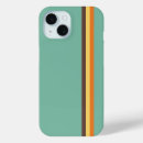 Recherche de rayures turquoises iphone coques Rétro