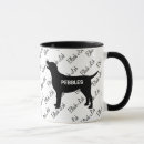 Recherche de labrador noir tasses Silhouette