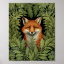 Recherche de renard vintage posters Feuillage