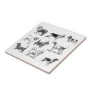 Recherche de chien blanc carreaux Motif