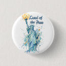 Recherche de statue de la liberté badges Aquarelle