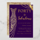 Recherche de purple invitations Vintage