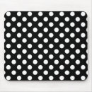 Recherche de pois noir et blanc tapis souris Moderne