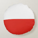 Recherche de pologne coussins Rouge