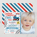 Recherche de partie de train invitations Chugga chugga deux
